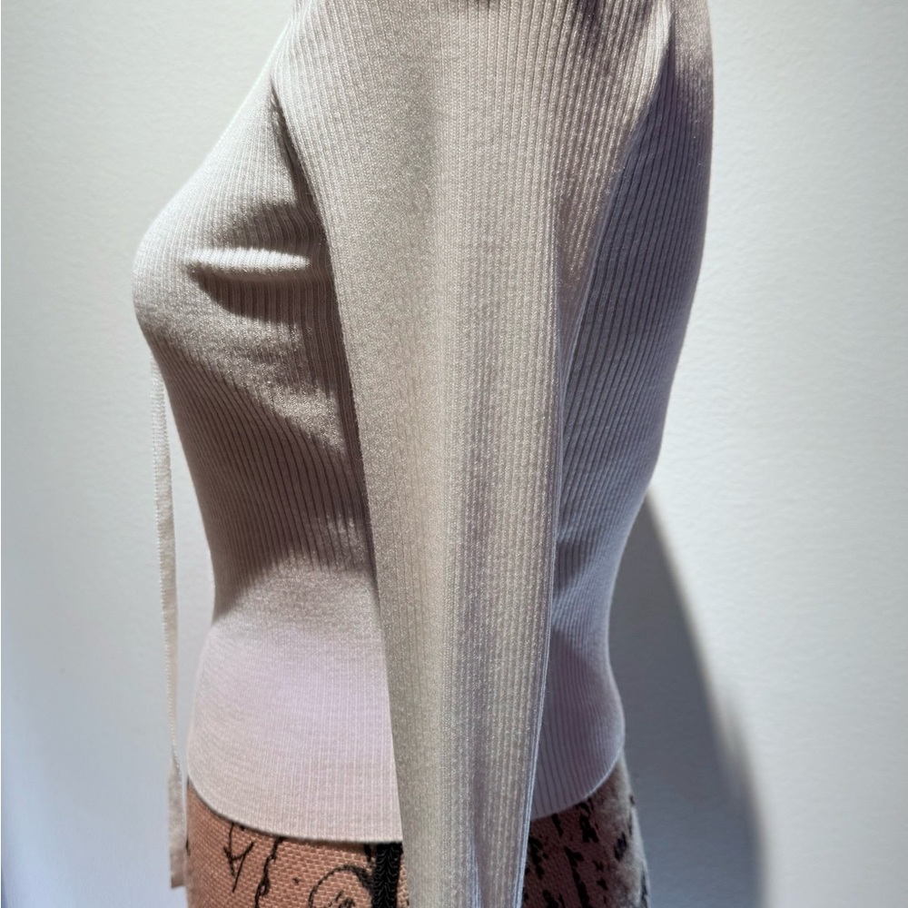 H&M Cream Ribbed Knit Top - Picture 4 of 7